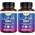 Luna Kids Sleep Aid Tablets for Children 4+ - Naturally Sourced Ingredients - 120 Chewable Tablets - Gentle, Herbal Supplement with Chamomile, Melatonin, Valerian & Lemon Balm
