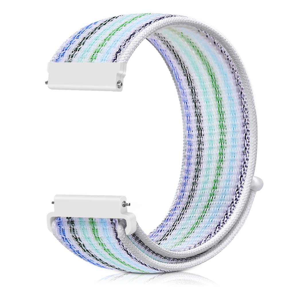 Photo 1 of 18mm Nylon Sport Quick Release Watch Bands Compatible with Garmin Venu 4 41mm/3S 41mm/Venu 2S/Vivoactive 4S/Vivomove 3S/Active S/Forerunner 265S(42mm)/255S/Fossil Women's Gen 6 42mm/5E 42mm Women Men