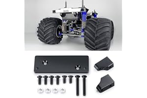 RC HUB RCHUBAM Aluminum Alloy Servo Mount Servo Fixed Bracket for 1/10 Tamiya Clod Buster 4×4×4 Monster RC Truck Car