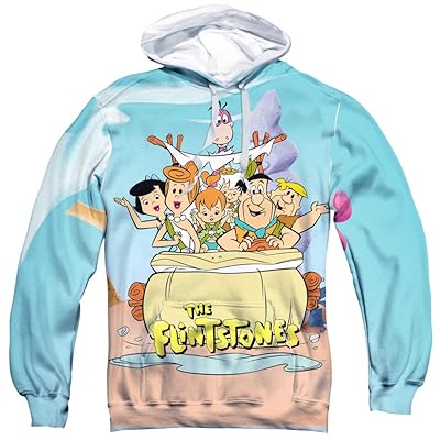 Flintstones Gang Sublimated Hoodie for Men and Women Botswana Ubuy