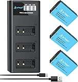 Artman 3-Pack LP-E17 Batteries 1300mAh and