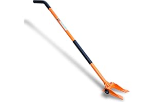 GUTSTER TOOLS Gutster 60" Round Handle Demolition Bar - Ultimate Flooring/Hardwood Demolition Tool - Long Handle Wrecking Bar for Maximum Leverage - Ergonomic Handle to Apply Pressure Without Wrist Strain