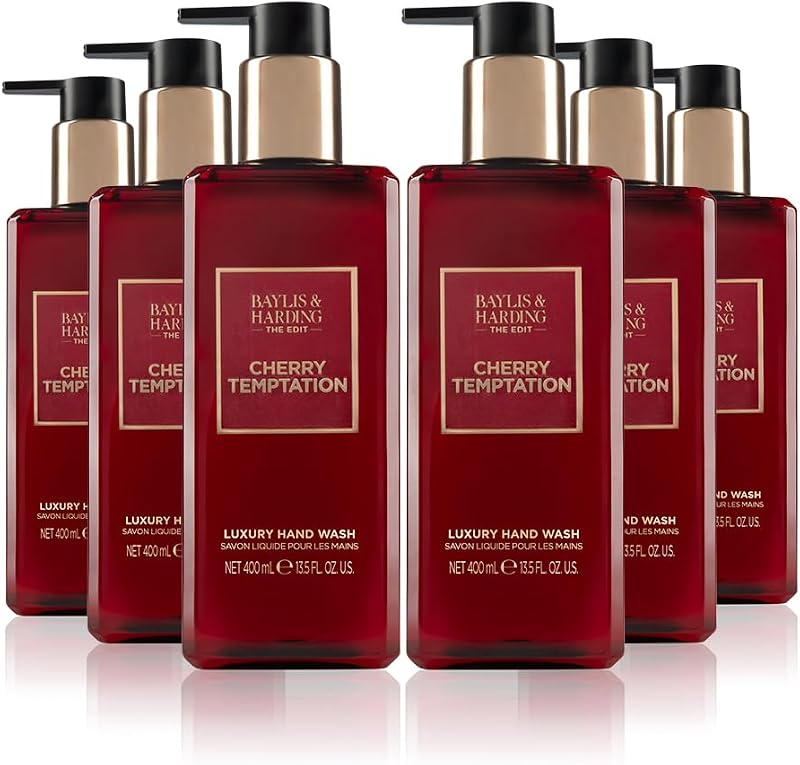 Baylis & Harding The Edit Cherry Temptation Hand Wash 400 ml Pack of 6