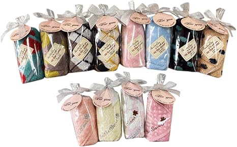 Amazon タオルの萩原 タオル ハンカチ ギフト 12個 セット 色柄アソート ラッピング付 For You ギフト タオルセット ホーム キッチン オンライン通販