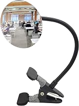 Ampper Convex Security Mirror 3.35" Round Clip On Desk Cubicle Rear View Safety view 1