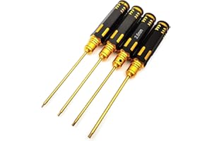 KIROSEEU Hex Driver Set 4 Piece Steel Allen 1.5 2.0 2.5 3.0 mm Hex Wrenches Screw driver Tools Kit Se RC ToolsHelicopter