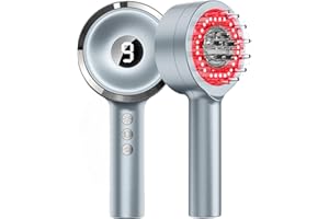 HAUBAT Laser Therapy Hair Growth Comb (FDA Cleared).Stimulates Hair Growth, Reverses Thinning, Regrows Denser, Fuller Hair. Targeted Hair Loss Treatment.Hair Growth Comb for Men and Women