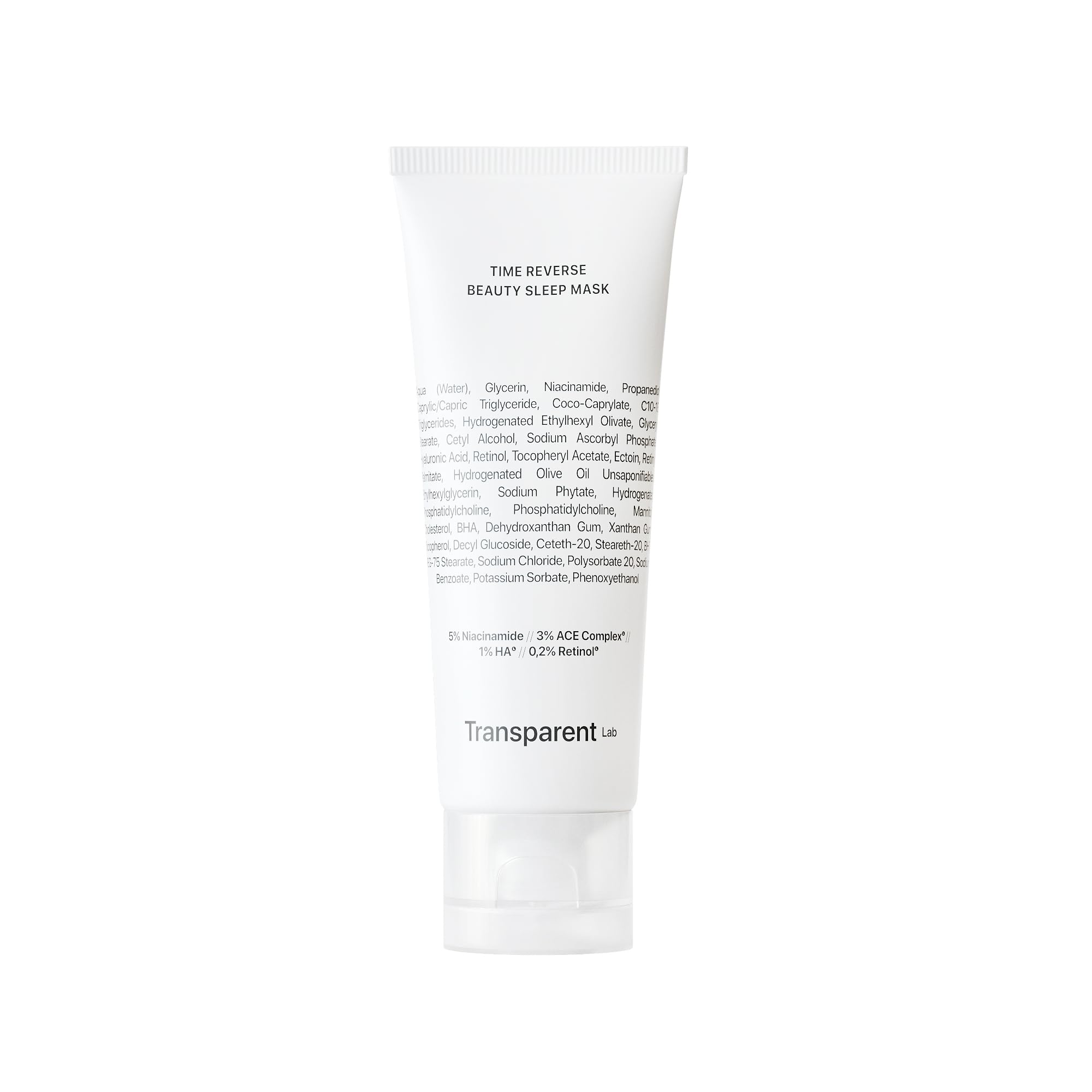 TRANSPARENT LAB TIME REVERSE BEAUTY SLEEP MASK - Anti-Aging Night Mask