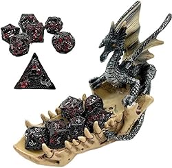 Thyggzjbs DND Dice,Hollow D&D Metal Dice,Dungeons