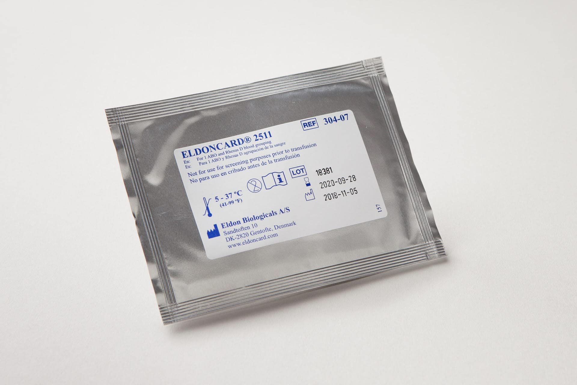EldonCard Blood Type Test (Complete KIT) - Find Out if You are A, B, O, AB & RH- Results in Minutes - Air Sealed Envelope, Safety Lancet, Micropipette, Cleansing Swab - 1 Pack