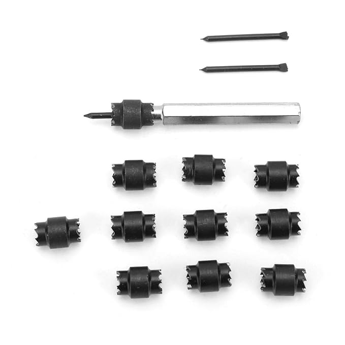 Spot Weld Drill Bits, 13Pcs Professional Spot Weld Cutter Drill Bit Set