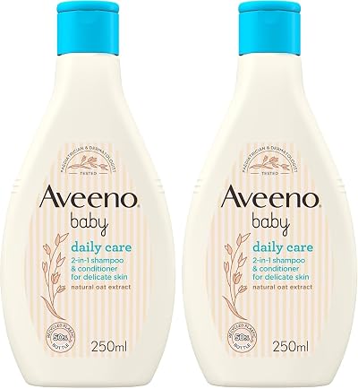 Aveeno Baby Daily Care 2-in-1 Shampoo & Conditioner 2x250ml