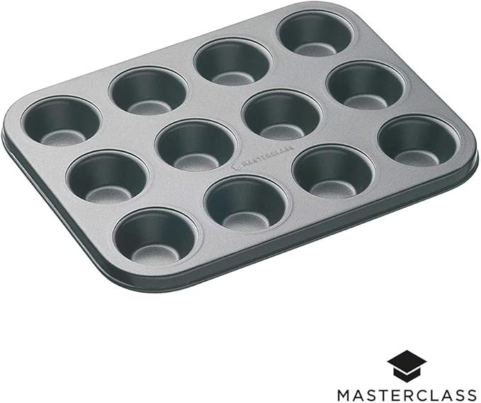 MasterClass 12Hole NonStick Mini Cupcake Tray / Baking Tin Amazon.co.uk Kitchen & Home