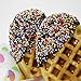 Holstein Housewares HF-09031M Non-Stick Heart Waffle Maker, Magenta