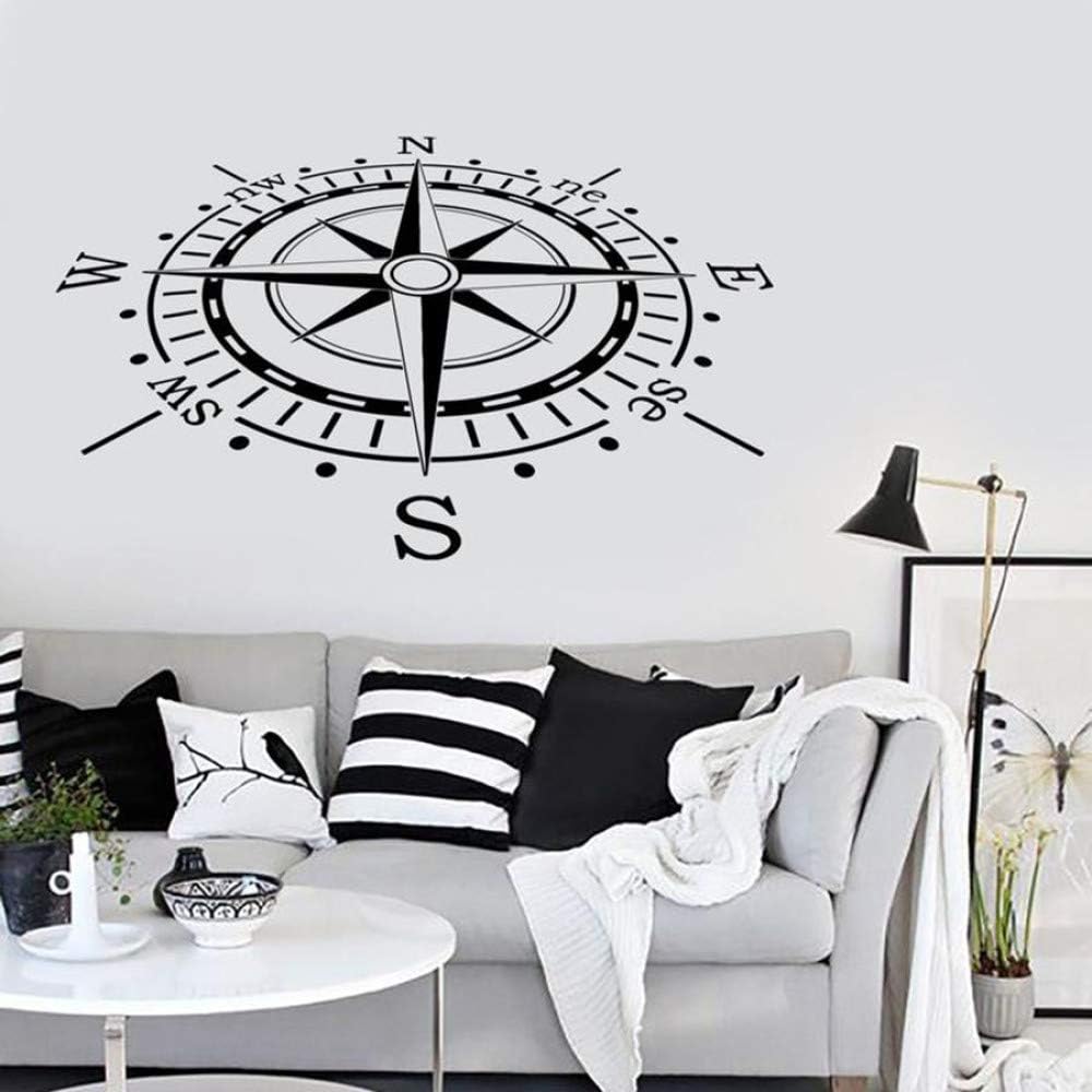 Pegatinas De Pared Adornos De Brújula Náutica Ocean Science Viajes
