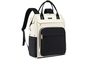 Kuosdaz Crochet Bag Backpack, Large Yarn Storage Crochet Organizer, Christmas Gifts Travel Crochet Backpack for Women, Knitting & Crochet Accessories for Crochet Hooks, Black & White