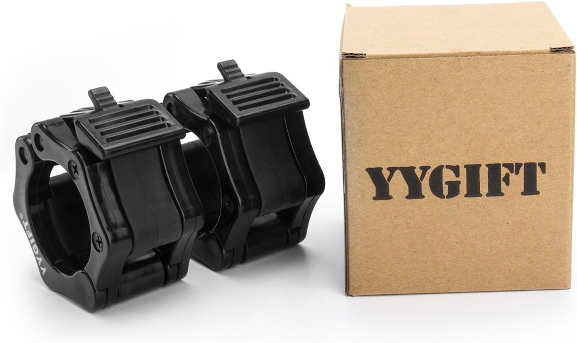 YYGIFT Quick Release Pair of Locking 2" Olympic Size Barbell Clamp Collar Great for Pro Crossfit Training : Sports & Outdoors