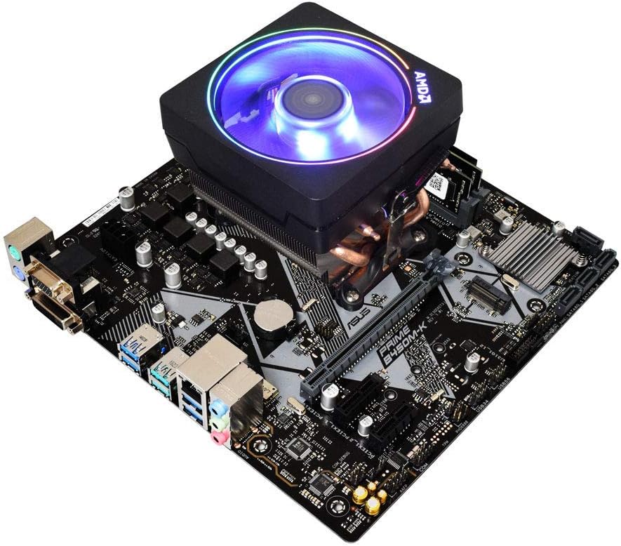 ADMI CPU Motherboard Bundle: AMD Ryzen 9 3900X 12 cores, 4.6GHz boost, ASUS Prime B450M-K Motherboard, Corsair Vengeance LPX 32GB 3200Mhz DDR4 RAM