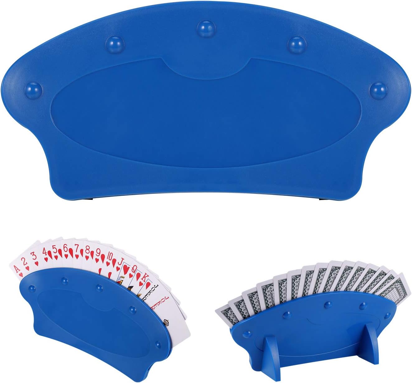 HandFree Playing Card Holder, Standing Plastic Game Cards Holder for