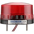Baomain Warning Lamp LTE-5061 Industrial DC 24V LED Flash Strobe Light Red