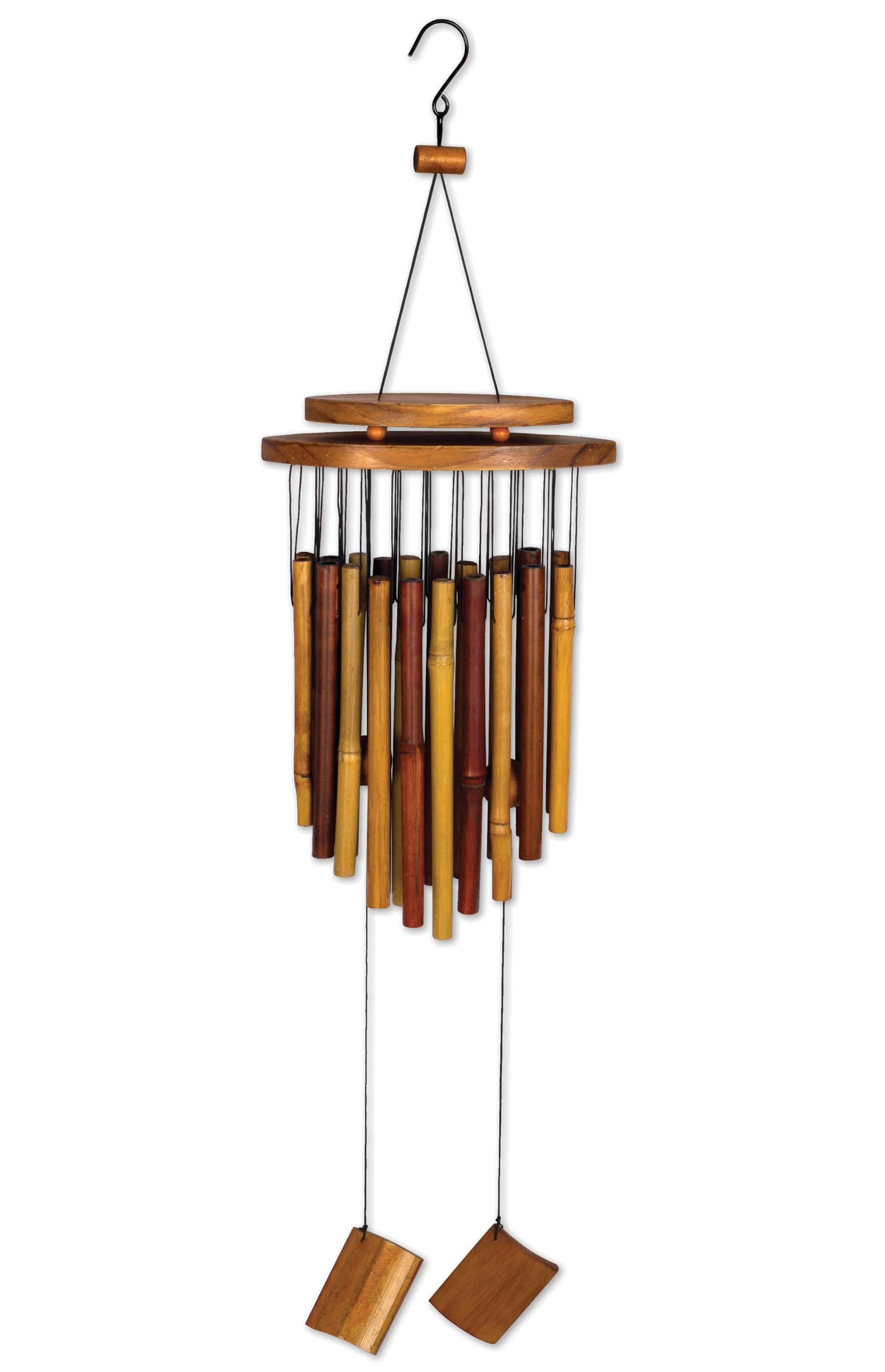 Sunset Vista Designs Apricot Bamboo Wind Chime, 31"