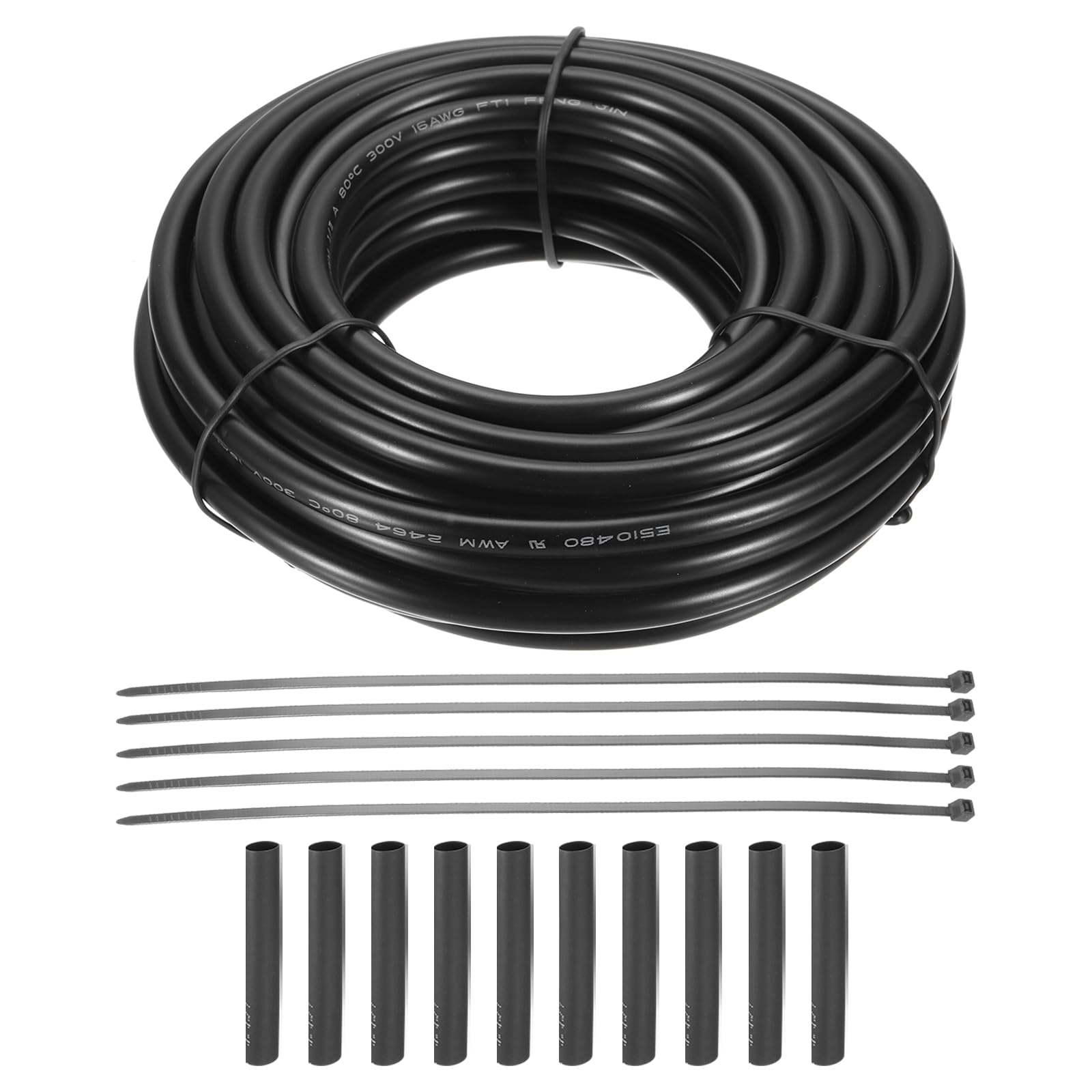 uxcell 16 Gauge Wire 2 Conductor Electrical Wire, 16 AWG Stranded PVC Cord, 16/2 Low Voltage Landscape Lighting Copper Cable for House Wiring Garage Trailer Boat Wiring, 15.2m/50ft