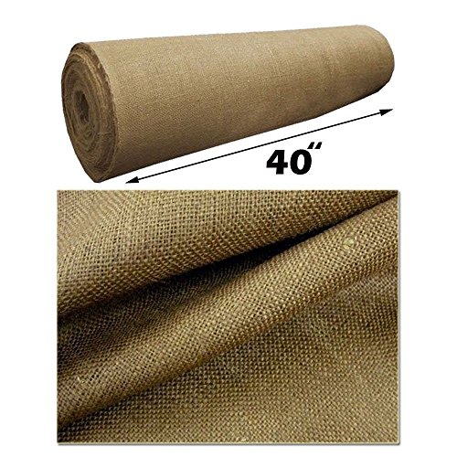 5 Yard Roll 10 Oz Burlap Premium Natural Vintage Jute Fabric 40 Inches Wide Upholstery