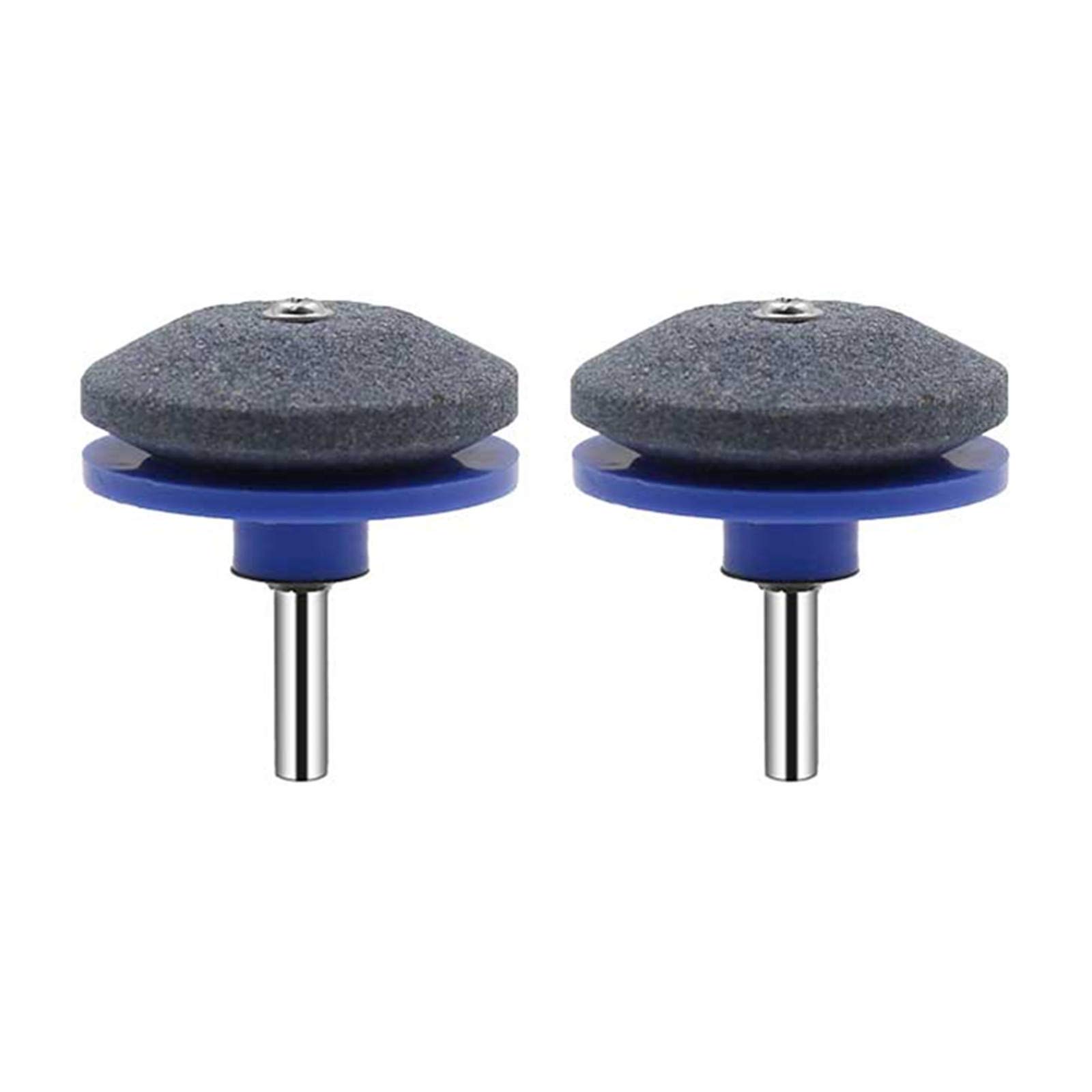 4EVERHOPE 50MM Lawn Mower Blade Sharpener for Power Hand Drill Grinding Drill Mower Sharpener (2pcs)