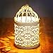 HOMEGOAL Decorative Candle Lanterns,Small Metal Birdcage Candle Holders,Hanging Tealight, Vintage Centerpieces for Wedding & Party