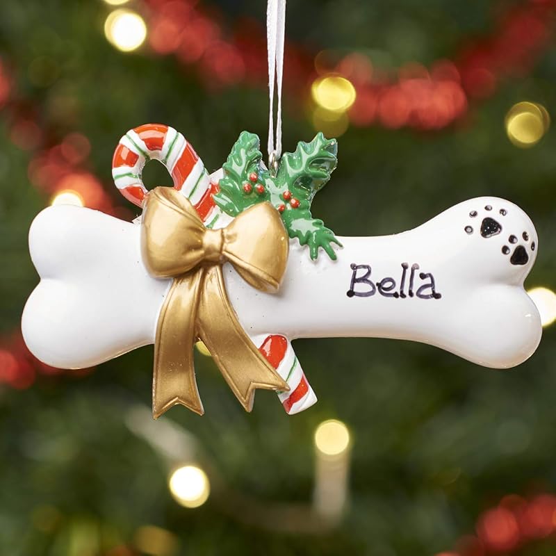 Personalised Pet Dog Christmas Xmas Tree Bauble Decoration Ornament