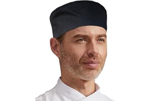 Hyzrz Unisex Chef Hats Adjustable Kitchen Cooking Caps with Breathable Mesh Top