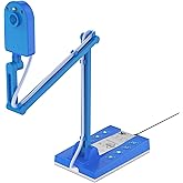 TreasLin Document Camera,10MP USB Document Camera for Teachers, Overhead Camera Remote Learning, Classroom Presentations, Art Classes Online Teaching with Multi Angle Rotation Adjustment LED Light