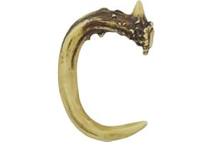 Pine Ridge Personalized Name Art 6" Antler Letter C Home Decor - 3D Western Decorative Hanging Wall Letters Decorations Deer Antler Monogram Hunting Sign Design - Unique Gift Ideas