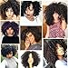 Aliglossy hair Mongolian afro kinky curly hair 3pcs weave bundles deals 8 to 22 inches 100% human hair extensions Unprocessed virgin hair (8 8 8)