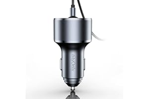 AUX Car Adapter FM Transmitter,iMyOnly QC/PD All-Metal Bluetooth V5.4 AUX Adapter for Car Music Player, Bluetooth Transmitter with Hands-Free Calling