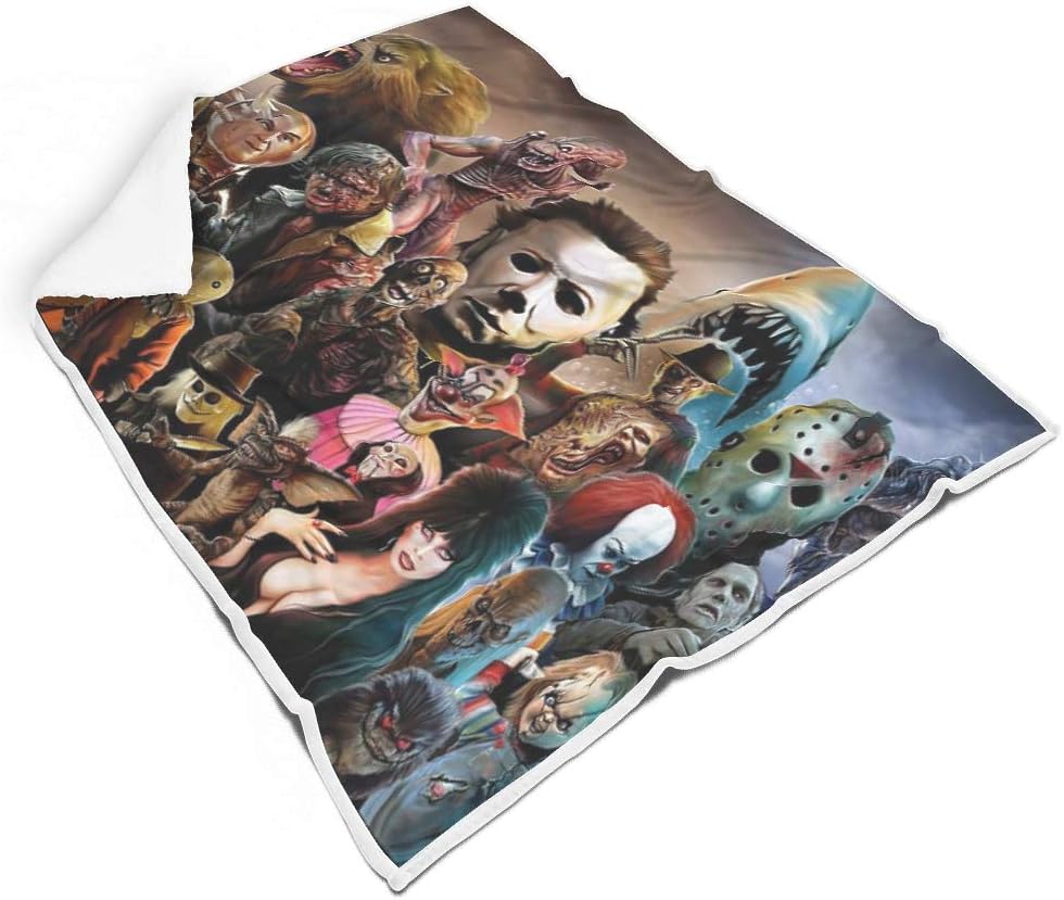 Ballbollbll Halloween Horror Movie Character Bright colors Square