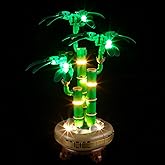 BRIKSMAX Light Kit for Lego-10344 Lucky Bamboo -Led Lighting Kit Compatible with Lego The Botanical Collection Building Set- 