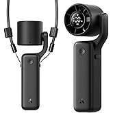 Aecooly Portable Handheld Fan, 3 IN 1 Steady Hands Free Powerful Fan | 15000RPM Jet Force Turbo Airflow, 15H Max Cooling Time, 5 Speeds Air, Mini Pocket Design, Gifts for Women, Travel-Black