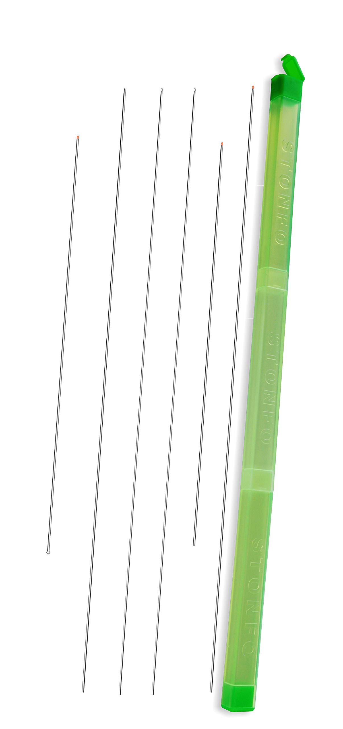 Stonfo ART.677 Kit, 30 Needles of 6 Types, Modular Metal Box with Snap Closure, 20 cm
