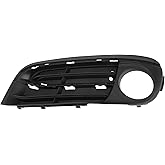 RATCHROLL Front Left Fog Light Grill for BMW 5 Series 2014-2017 Front Lower Bumper Fog Light Cover Inserts No.51117417785 ABS 1 Pc