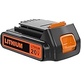 Zaidtek 20 Volt 2.0Ah Compatible with Black and Decker 20V Lithium Battery LBXR20 LB20 LBX20 LBX2020 LST220, Compatible with Black and Decker 20V Cordless Power Tools Black&Decker Lithium ion Battery