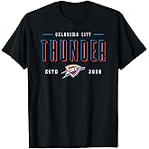 NBA Official Oklahoma City Thunder Negative Space T-Shirt