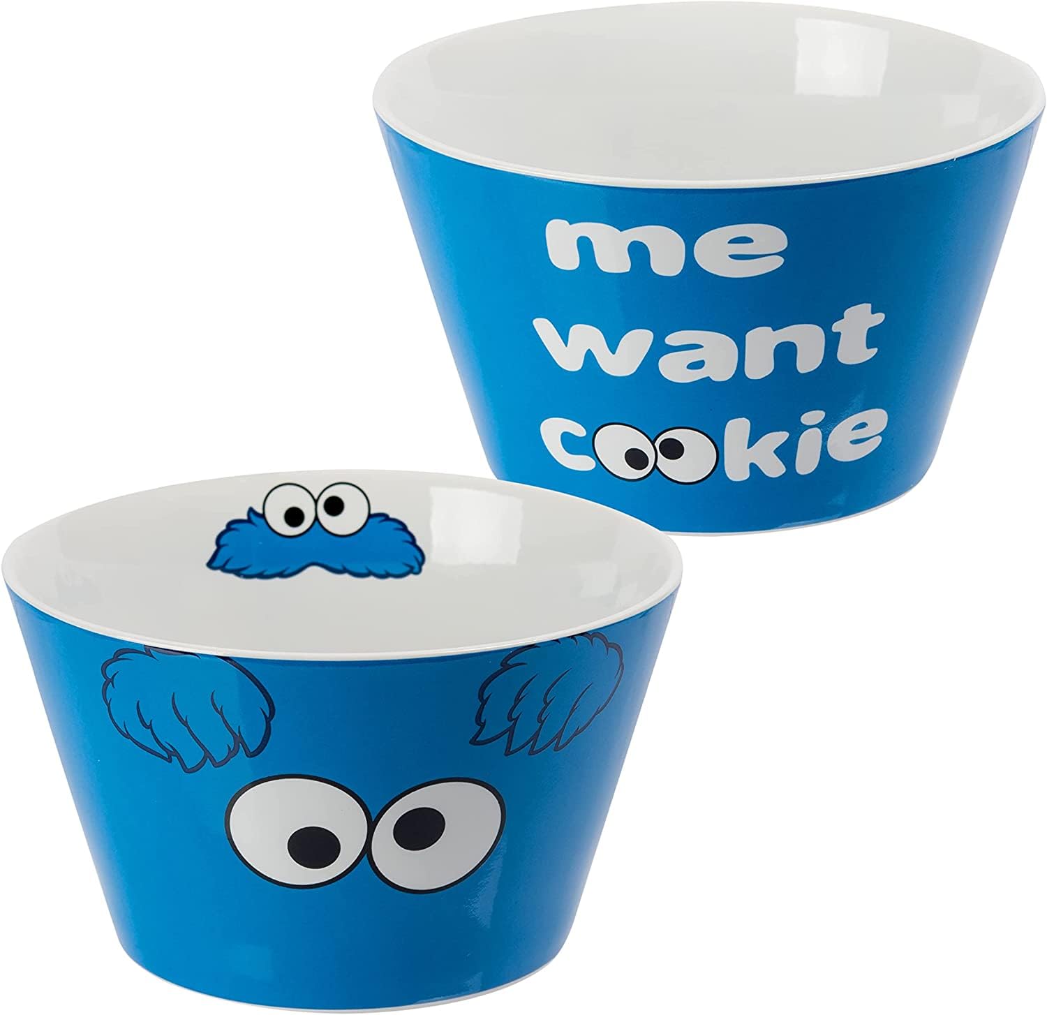 Sesamstraße "me want cookie". 2D Müslischale