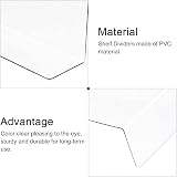 sourcing map L Type Shelf Dividers 40x4x12cm Pack of 4 Clear PVC view 4