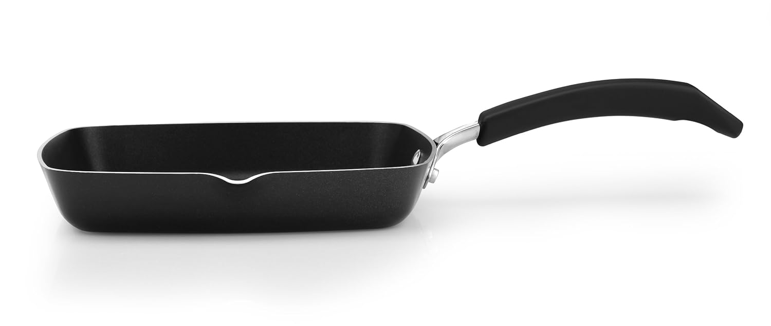 Prestige Create Aluminium Square Grill Pan, 24 cm Black Amazon.co.uk