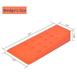 5.5'' Felling Wedges Set for Chainsaw - ABS Plastic