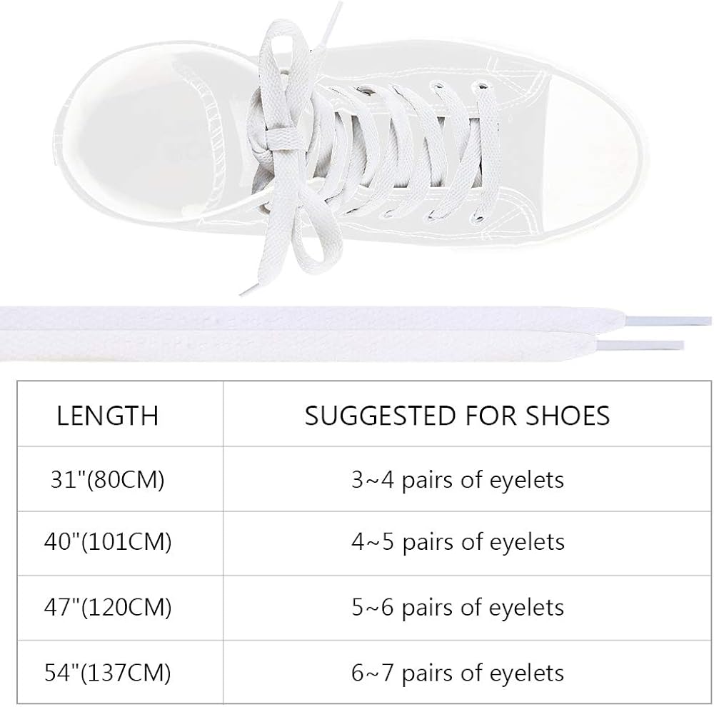 Auihiay 24 Pairs Flat Colored Shoelaces Shoestrings for Sneakers Skate Shoes Sport Shoes Boots: Shoes