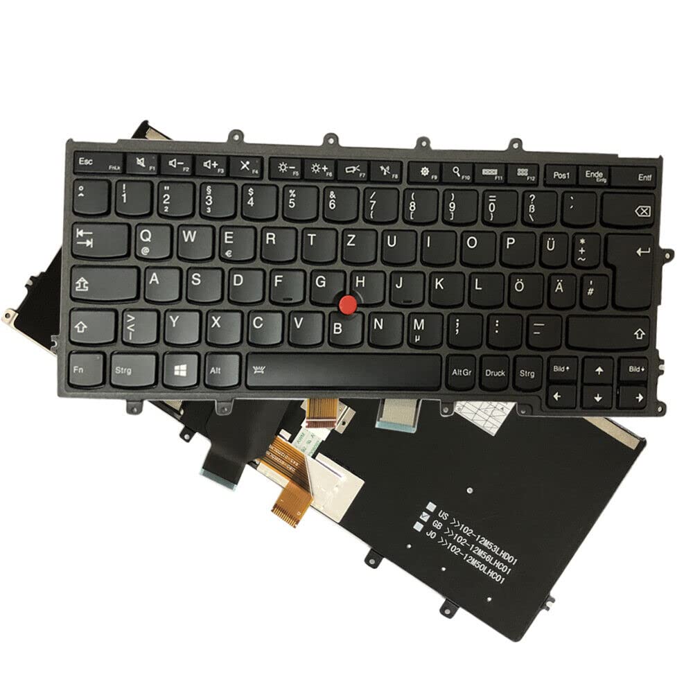 JINTAI GR Keyboard Layout Laptop (Backlit) for Lenovo ThinkPad X240 X230S X240S X250 X250S X260 X270 black GR backlit