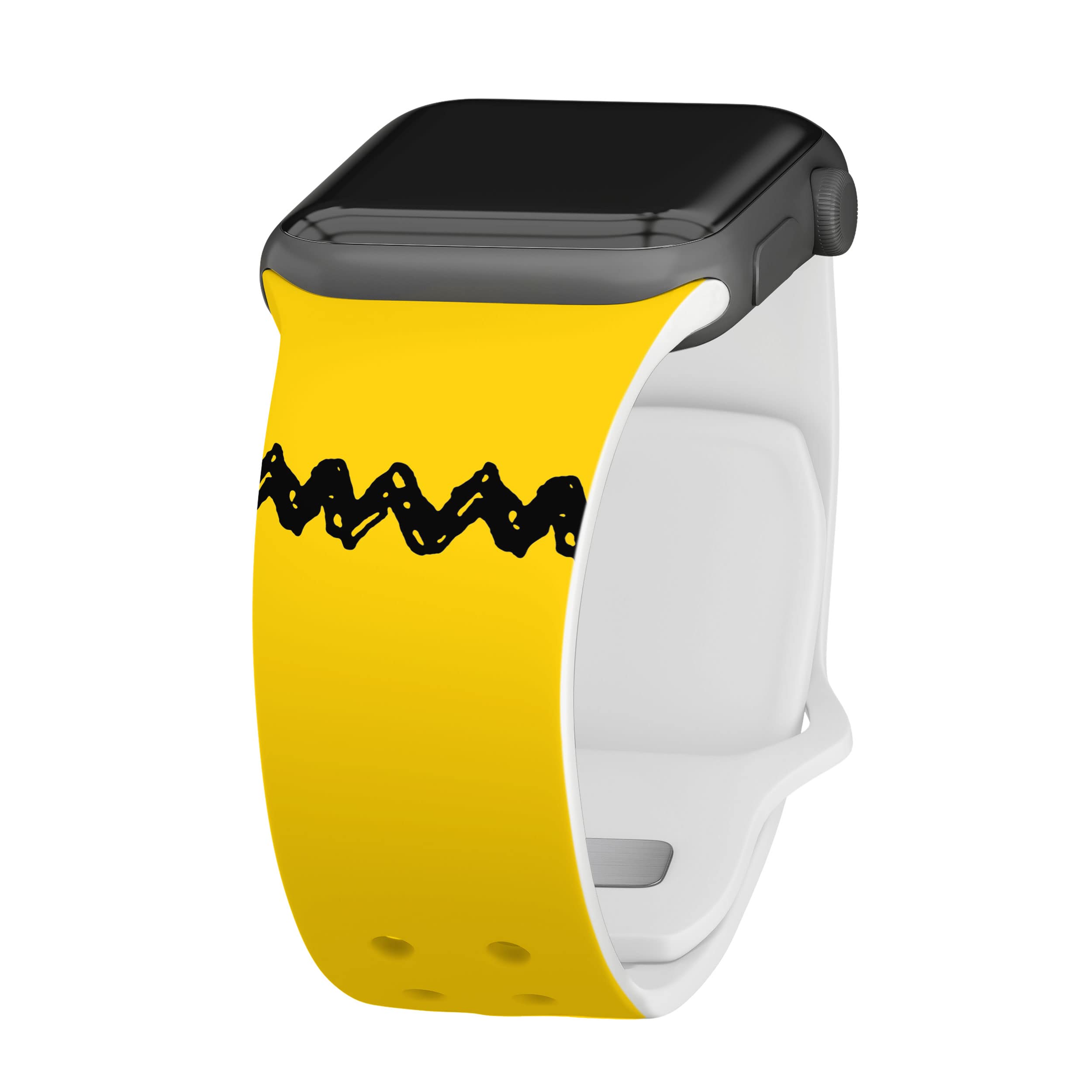 Affinity Bands Peanuts Classic HD Watch Band Compatible with Apple Watch (42/44/45/49mm (46mm Series 11) Long ZigZag)