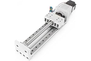 RATTMMOTOR ZBX80 300mm Stroke CNC Linear Stage Motion Actuator X Y Z Axis Linear Slide Rail Aluminum Alloy Cross Sliding Table Linear Rail Guide SFU1605 Ballscrew+Nema23 57 Stepper Motor for CNC